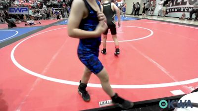 60 lbs Consi Of 4 - Kaden Decker, Henryetta Knights Wrestling Club vs Logan Davis, Hulbert