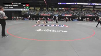 125 lbs Cons. Round 2 - Jack Eylar, Eastern Oregon vs 12 Hunter Bennett, Doane