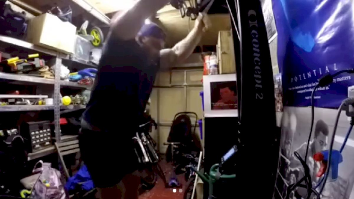 Eddie Hall's Brother James Hall Sets New Ski Erg World Record