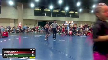 90 lbs Round 3 (8 Team) - John Fulbright, Team Arkansas vs Braden Morris, Blackman WC