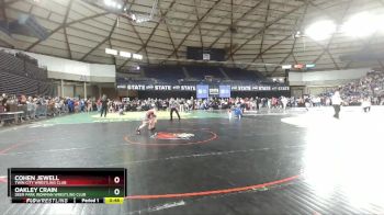 84 lbs Champ. Round 2 - Cohen Jewell, Twin City Wrestling Club vs Oakley Crain, Deer Park Ironman Wrestling Club