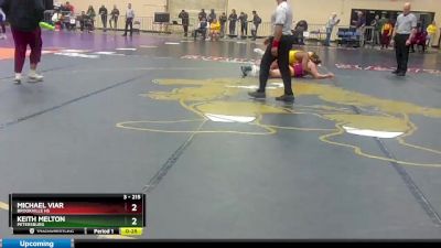 3 - 215 lbs Cons. Round 3 - Michael Viar, Brookville HS vs Keith Melton, Petersburg