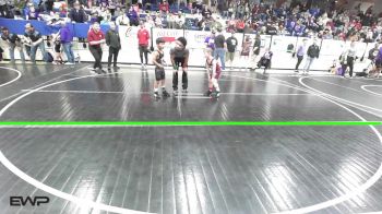 60 lbs Semifinal - Baker Bell, IRONMEN Wrestling Club vs Thomas Garcia, Owasso Takedown Club