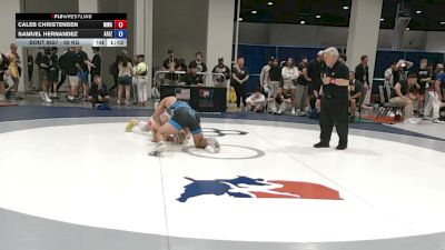 92 kg Cons. Sub-rd Of 16 - Caleb Christensen, Moen Wrestling Academy vs Samuel Hernandez, Arizona