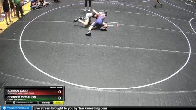 108 lbs Cons. Round 3 - Cooper McMahon, Carolina Reapers vs Adrian Galo, Soda City Wrestling Club