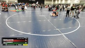 100 lbs 7th Place Match - Wai Fandrich, Montana vs Kenzie Sutton, Amped Wrestling Club