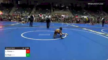 55 lbs Consolation - Lorenzo Flores, Bolingbrook Jr Raiders vs Bryson Pope, Keystone Kids Wrestling