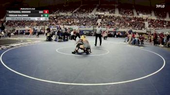 144-D3 1st Place Match - Nathanial Higgins, Salpointe Catholic High School vs Teegan Baldwin, Safford High School