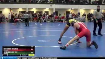 184 lbs Champ. Round 1 - Kairos Norman, Adrian vs Charles Baczek, Wabash