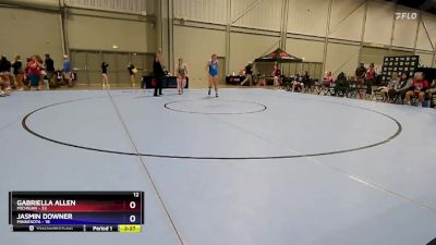 190 lbs Round 4 (6 Team) - Gabriella Allen, Michigan vs Jasmin Downer, Minnesota