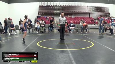 85 lbs Round 2 (8 Team) - Braxton Plunk, Team 922 vs Keegan Kruger, Team Ohio