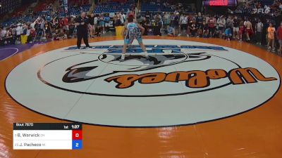 157 lbs Rnd Of 16 - Brennan Warwick, OH vs Julius Pacheco, MI