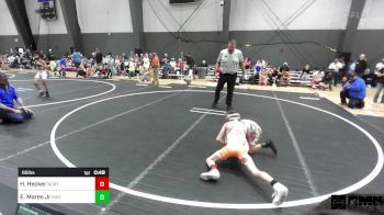 65 lbs Consolation - Hawk Hecker, North Big Horn Rams vs Eduardo Mares Jr, Mat Demon WC
