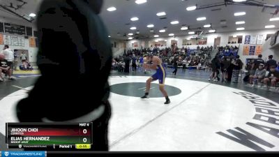 165 lbs Cons. Round 4 - Elias Hernandez, Bishop Amat vs Jihoon Choi, Cerritos