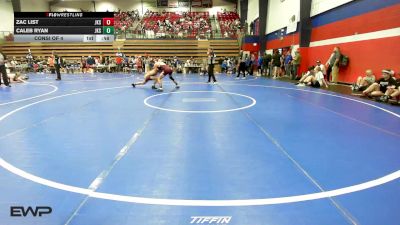 140 lbs Consi Of 4 - Zac List, Jenks vs Caleb Ryan, Jenks