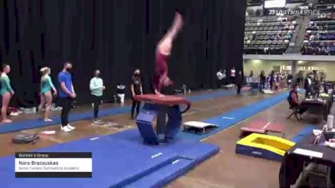 Nora Brazauskas - Women's Group, Swiss Turners Gymnastics Academy - 2021 Women's Xcel Region 4 Championships