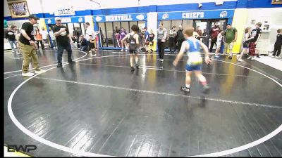 80 lbs Quarterfinal - Dawson Richards, Berryhill Wrestling Club vs LEBRAE JONES, HURRICANE WRESTLING ACADEMY