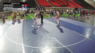 126 lbs Quarters - Mason Brown, Utah vs Archer Hicks, Alaska