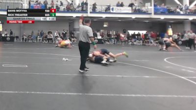 125 lbs Quarterfinal - Davis Motyka, Penn vs Nick Treaster, Naval Academy