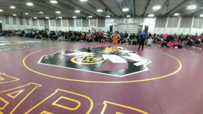 100 lbs Champ. Round 2 - Valerie Forgey, Natrona County vs Clair Kirby, Brighton