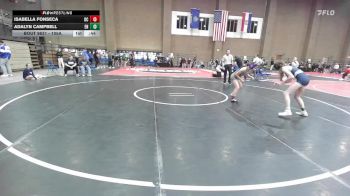 105A 1st Place Match - Adalyn Campbell, Edmond North vs Isabella Fonseca, Deer Creek