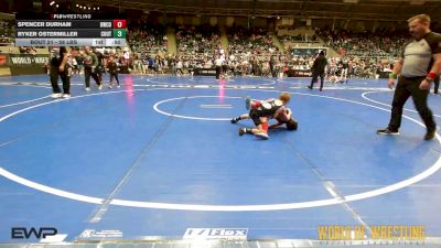 58 lbs Round Of 32 - Spencer Durham, Bulldawg Wrestling Club vs Ryker Ostermiller, Colorado Outlaws