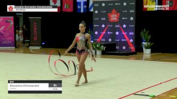 Alexandra Chtrevenskii - Ball, Quebec - 2019 Canadian Gymnastics Championships - Rhythmic