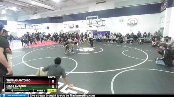 126 lbs Round 1 (4 Team) - Thomas Antonio, Royal vs Ricky Lozano, Walla Walla