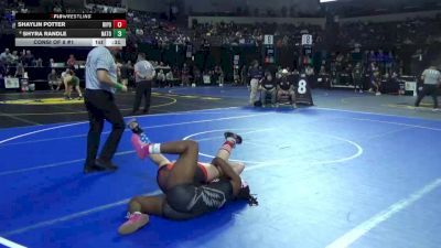 155 lbs Consi Of 8 #1 - Shaylin Potter, Ripon (SJ) vs Shyra Randle, Natomas (SJ)