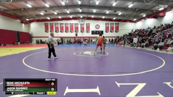 133 lbs 1st Place Match - Sean Archuleta, Arizona Christian vs Jason Ramirez, Arizona Christian