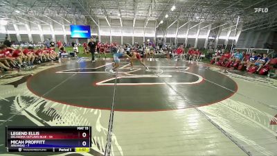 138 lbs Placement Matches (16 Team) - Legend Ellis, Oklahoma Outlaws Blue vs Micah Proffitt, Arkansas