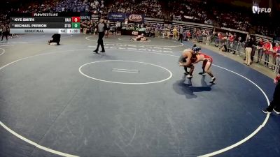 D 3 120 lbs Semifinal - Kye Smith, Basile vs MICHAEL PERRON, St. Edmund