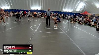 92 lbs Round 4 (8 Team) - Carter Smith, Team Ohio vs Brighton Prine, Crossroads Wrestling