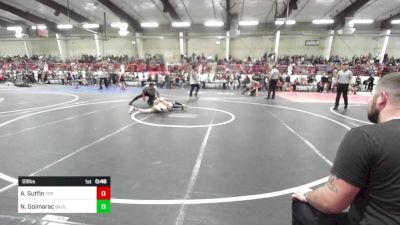 69 lbs 3rd Place - Axle Sutfin, Top Rank vs Noah Goimarac, Badlands WC