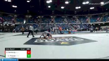 126 lbs Cons. Round 1 - Colton Prosser, Leroy vs Drew Gerstung, DEPAUL PREP