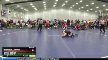 140 lbs Round 5 (6 Team) - Dominick Larraga, Nebraska Silver vs Bryce Becker, Montana Silver