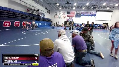 119 lbs Round 3 - Jacob Stirling, Camel Kids Wrestling vs Wes Holman, Glenrock Wrestling Club