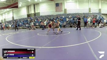 88 lbs Round 1 - Loc Webber, OH vs Pilot Swab, MI