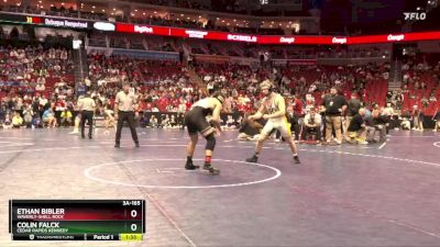 3A-165 lbs Quarterfinal - Colin Falck, Cedar Rapids Kennedy vs Ethan Bibler, Waverly-Shell Rock