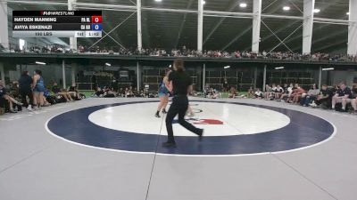 190 lbs Hayden Manning, Pennsylvania Blue vs Aviya Eskenazi, California Gold