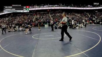 132 lbs Quarterfinal - Jasmine Laing, Providence vs Mia Kiser, Laney