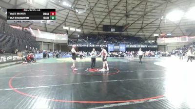 Boys 4A 157 lbs Cons. Round 4 - Ian Standifer, Spanaway Lake vs Jace Mayer, Camas