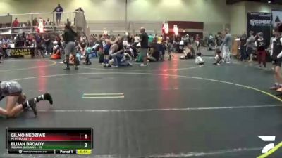 130 lbs Round 3 (6 Team) - Gilmo Nedziwe, Mi Pitbulls vs Elijah Broady, Indiana Outlaws