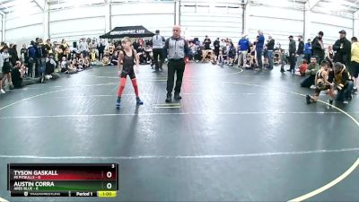 60 lbs Round 5 (6 Team) - Austin Corra, Ares Blue vs Tyson Gaskall, Mi Pitbulls