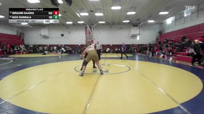 287 lbs Cons. Round 2 - Ibrahim Saadiq, Pittsburg vs Nick Durbala, Foothill