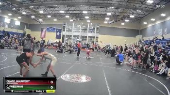 100 lbs Semifinal - Chase Janawsky, Mat Masters vs Cj Weidman, C2X