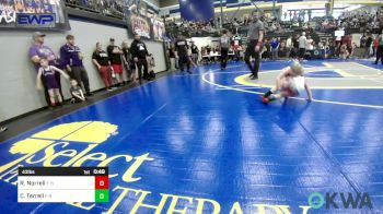 43 lbs Final - Remi Norrell, F-5 Grappling vs Cole Terrell, F-5 Grappling