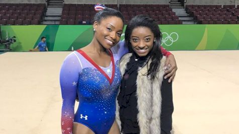 Behind The Scenes Of The Simone Biles Story Movie