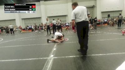70 lbs 1st Place Match - Otto Banda, Brawlers vs Slade Bell, Woodland Wrestling
