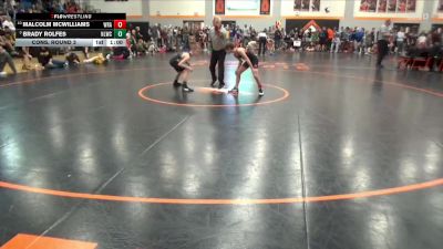 75 lbs Cons. Round 3 - Malcolm McWilliams, Wrath vs Brady Rolfes, North Liberty Wrestling Club